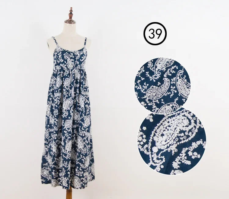 Floral Summer Maxi Halter Dress ATHLEXES
