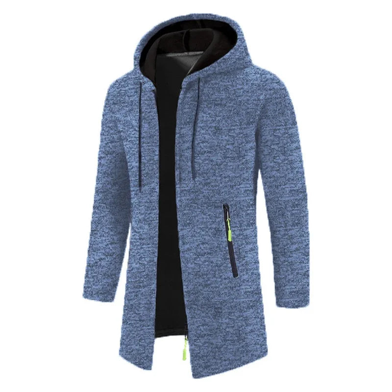 Urban Luxe Zippered Hoodie: Oversized Black Winter Sweatwear ATHLEXES