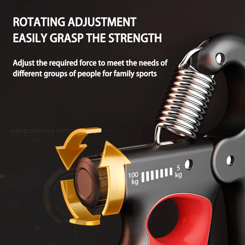 GripMax Adjustable Hand Strengthener ATHLEXES