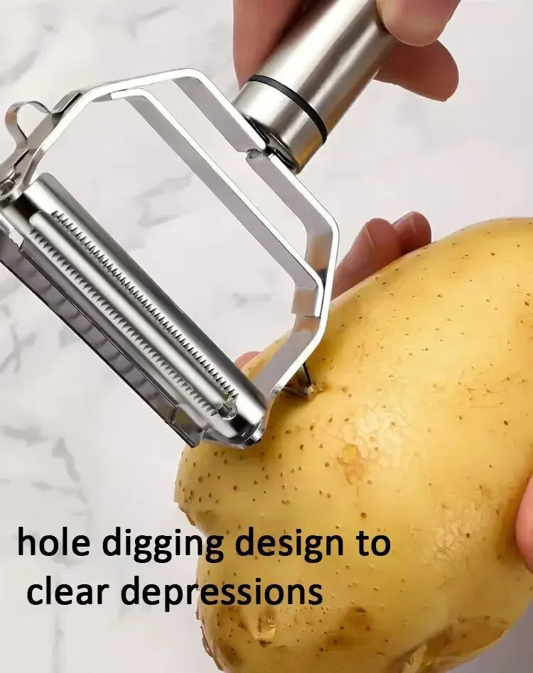 4in1 Stainless Steel Kitchen Peeler & Grater Tool ATHLEXES