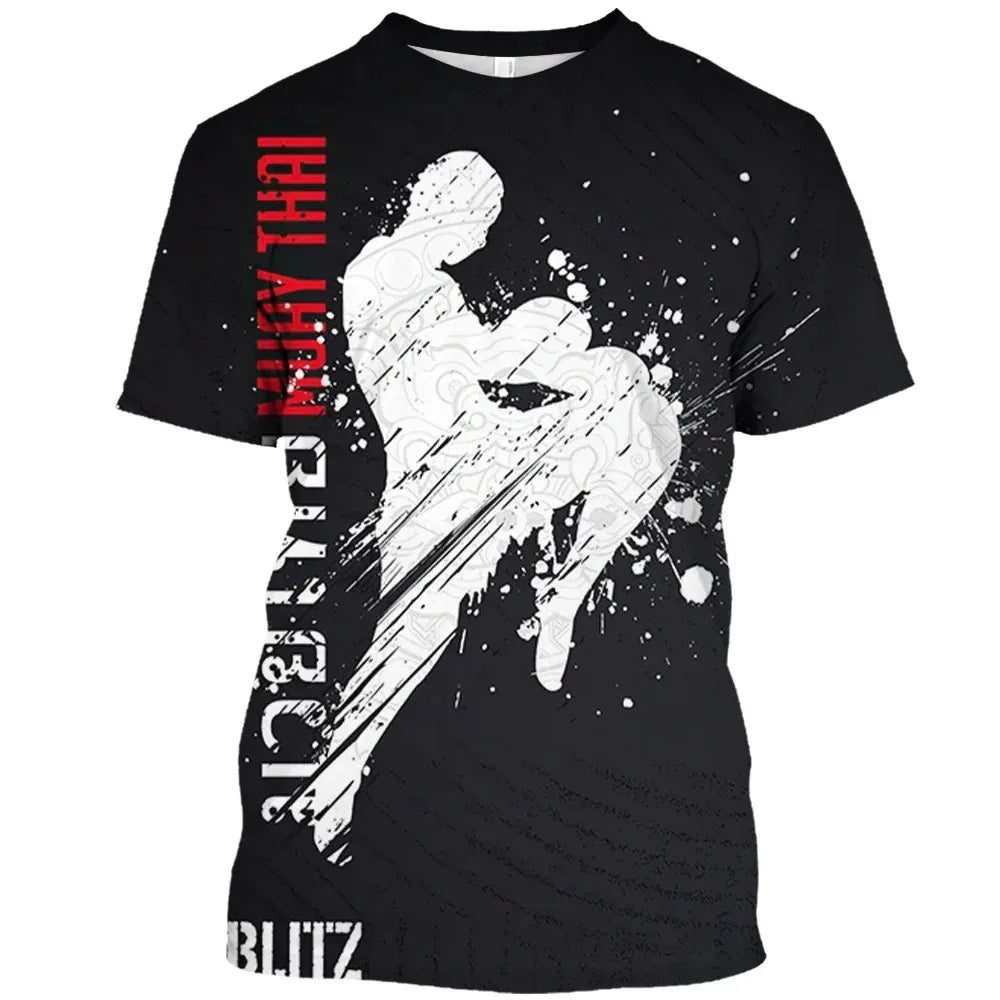 Karate Spirit 3D Men's Quick-Dry Training Tee ATHLEXES