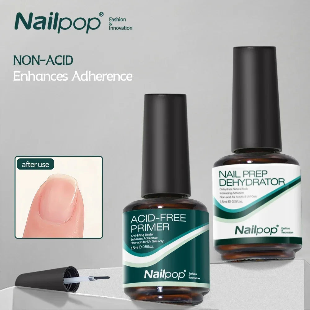 Nailpop Acid-Free Nail Prep & Dehydrator Set ATHLEXES