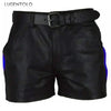 Urban Luxe PU Leather Shorts for Men ATHLEXES