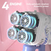 RainbowBlast Automatic Bubble Rocket Gun ATHLEXES