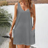Summer Breeze Plus Size Pocket T-Shirt Dress ATHLEXES