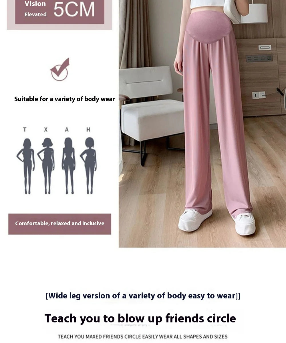 Chic Comfort Maternity Wide-Leg Trousers ATHLEXES