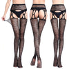 Seductive Fishnet Crotchless Pantyhose with Suspenders ATHLEXES