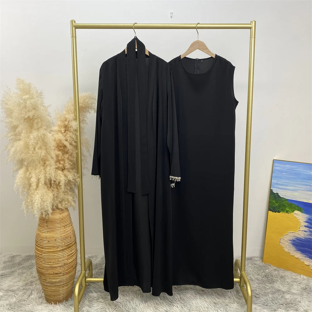 New Fashion Muslim Women Two-Piece Dress Set ATHLEXES