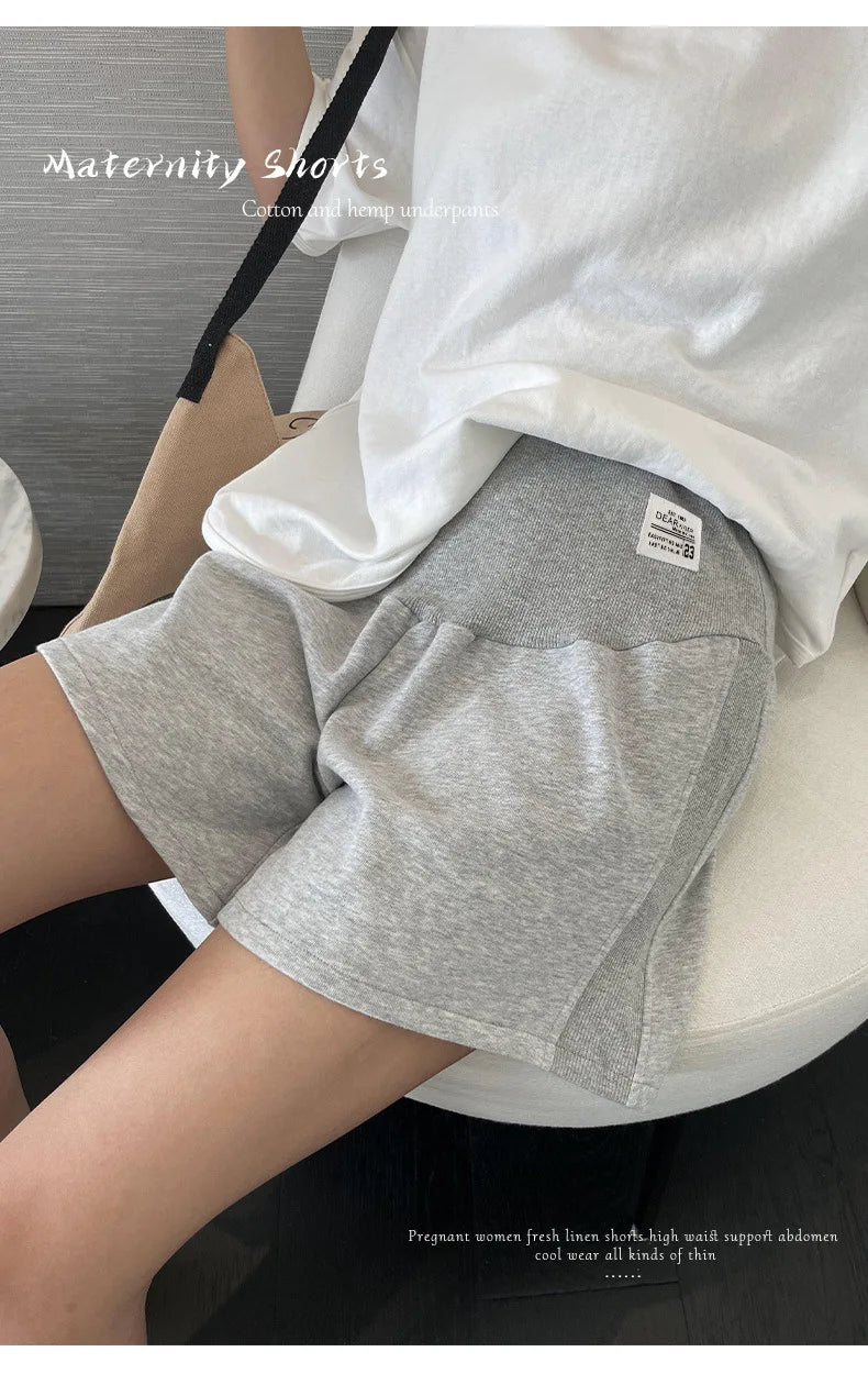 Summer Breeze Plus Size Maternity Capri Shorts ATHLEXES