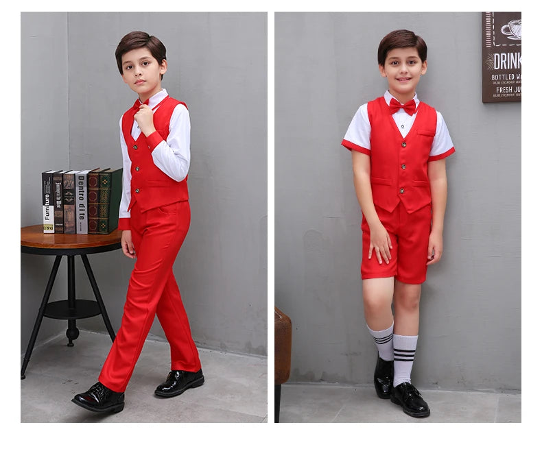 Chic Boys Formal Vest Suit Set for Special Occasions ATHLEXES