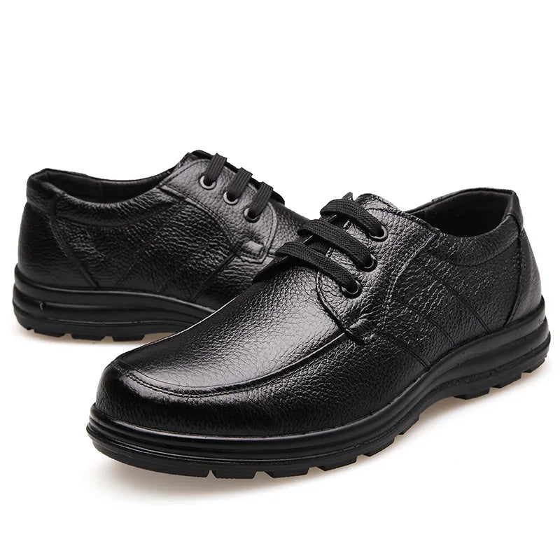 Luxurious Leather Casual Flats for Men - ZH740 ATHLEXES