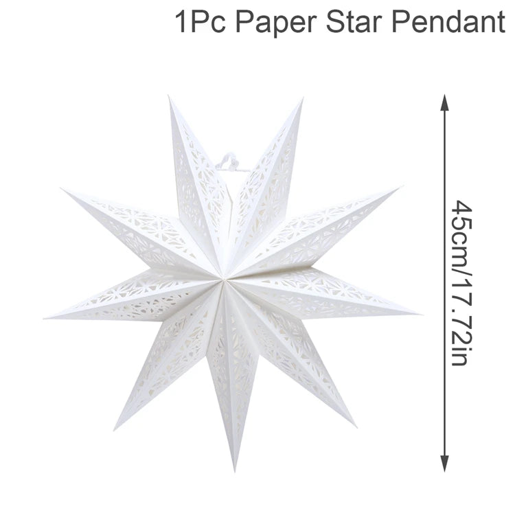 Eid Star Pendant: 30-75cm Festive Decor 2025 ATHLEXES