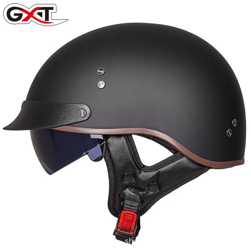 RetroRide DOT Certified Half Helmet ATHLEXES
