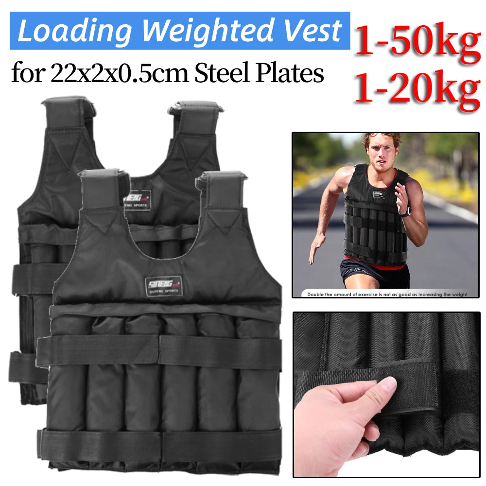 MaxFit Adjustable Weighted Workout Vest ATHLEXES