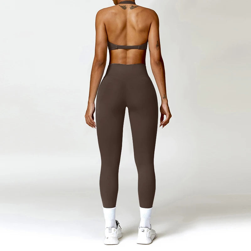 ElevateFit Women's Yoga Set with High Waist Leggings ATHLEXES