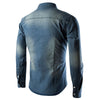 AutumnBlend Casual Denim Lapel Shirt ATHLEXES