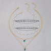 Emerald Elegance Layered Pearl Necklace ATHLEXES