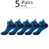 Vibrant 5 Pairs Athletic Cotton Socks Set ATHLEXES