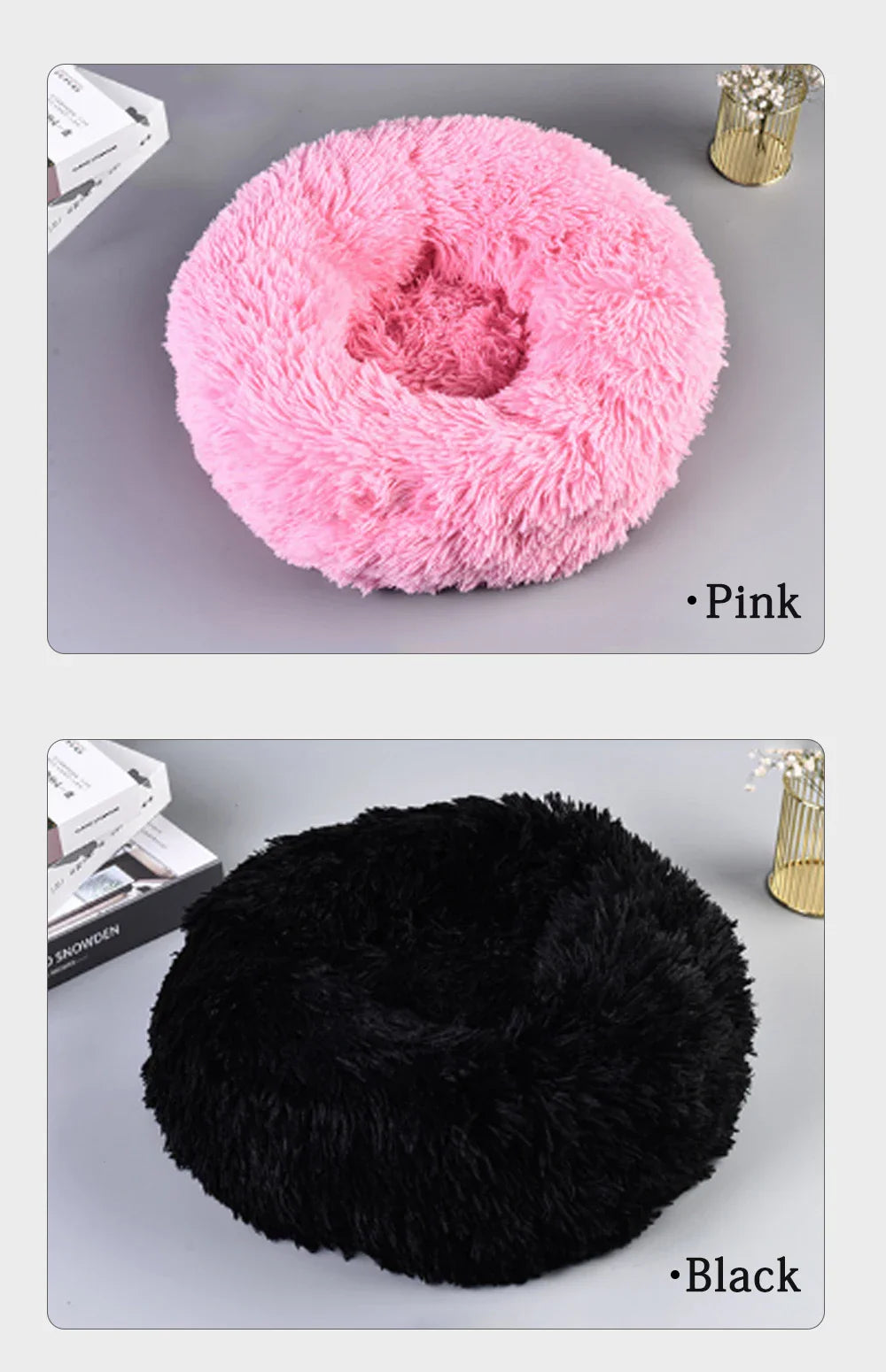 CozyNest Super Soft Plush Pet Bed for Ultimate Comfort ATHLEXES