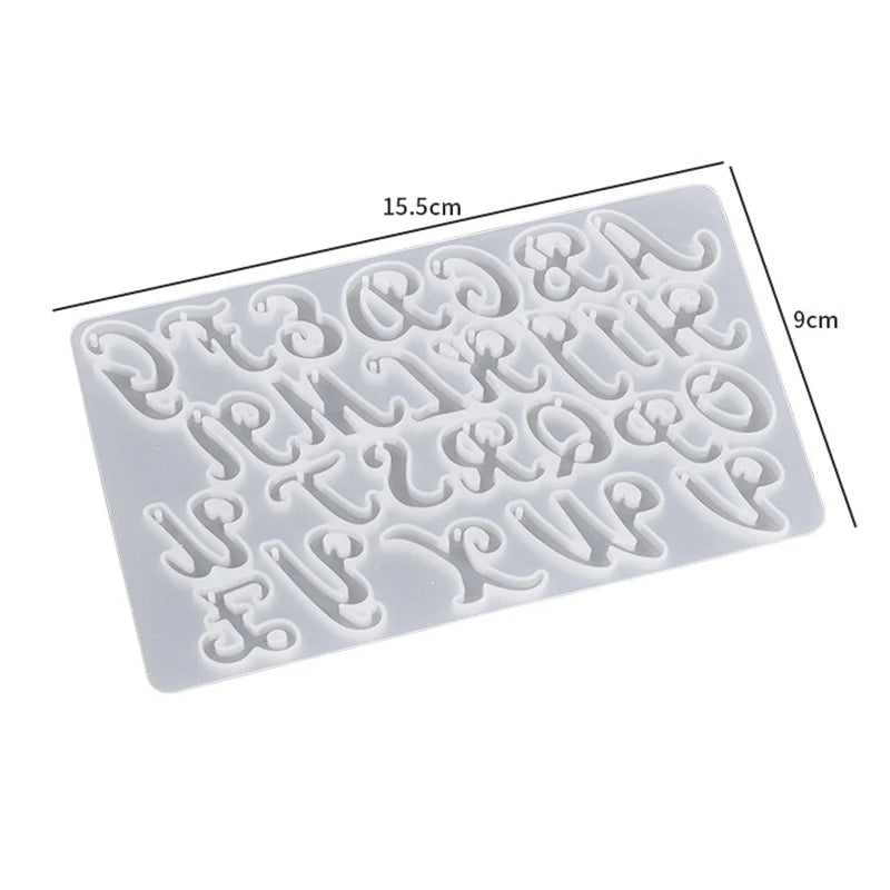 ChicLetter Epoxy Resin Mold for Custom Jewelry ATHLEXES