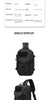 OZUKO Large Capacity Shoulder Bags for Male Waterproof Crossbody Bag ATHLEXES