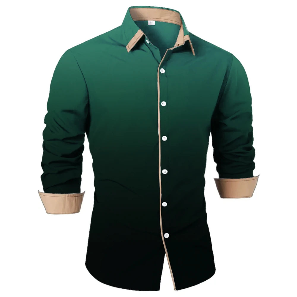 Gradient Comfort Casual Shirt for Men ATHLEXES