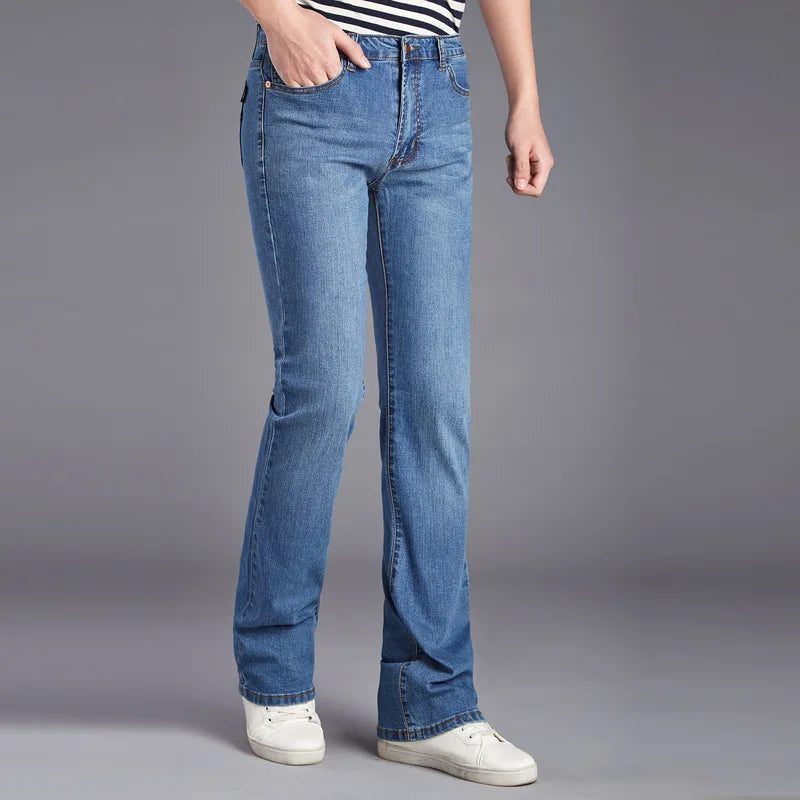 Men's Classic Bootcut Flare Denim Jeans ATHLEXES