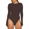 AllureFit Long Sleeve Bodycon Briefs Cut Bodysuit Tops ATHLEXES