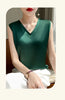 SilkBlend V-Neck Summer Blouse for Women ATHLEXES