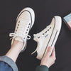 Classic Black Canvas Platform Sneakers for Women ATHLEXES