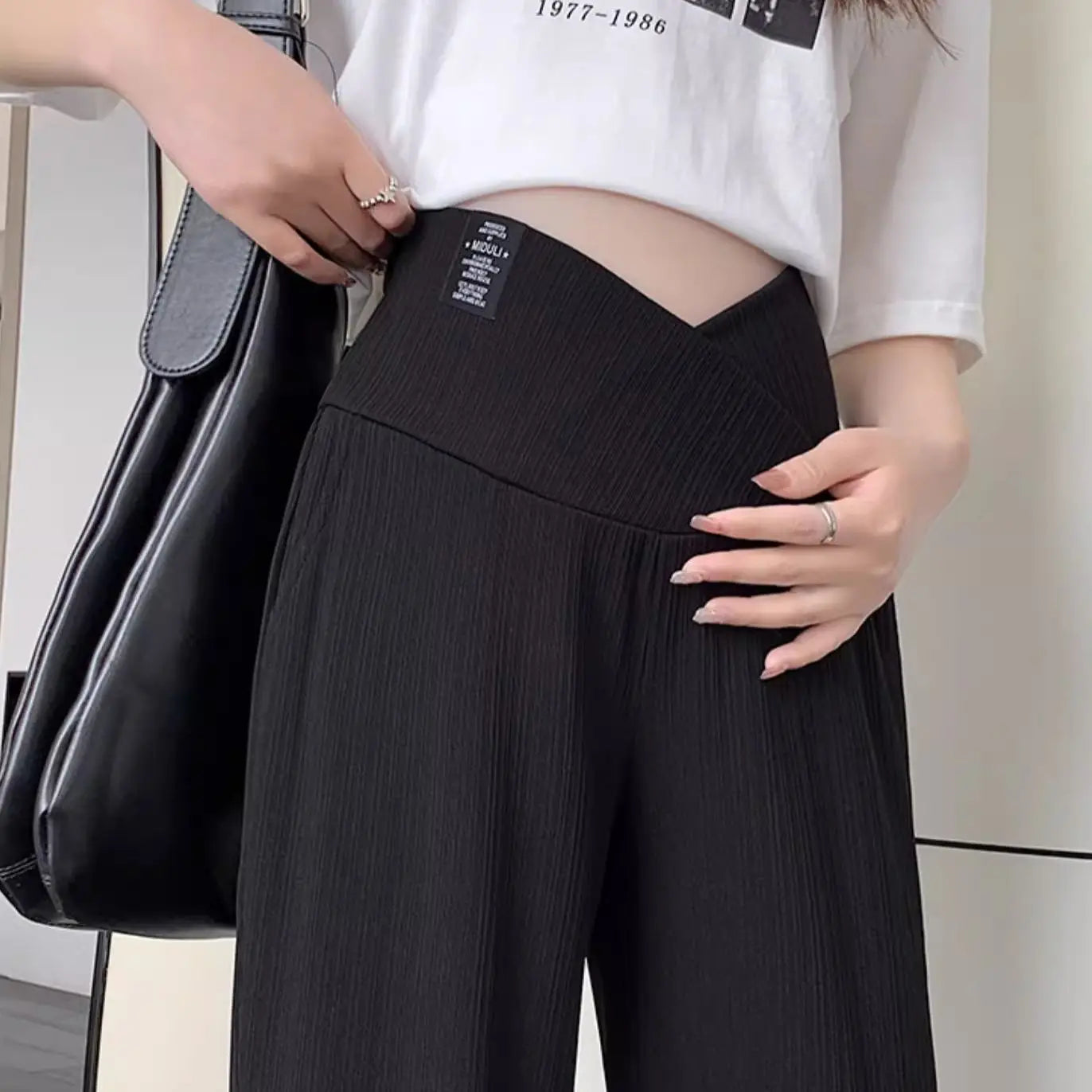 ElegantMum Summer Wide Leg Maternity Pants ATHLEXES
