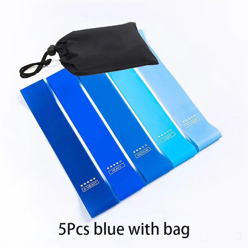 EliteFlex 5Pcs Yoga Resistance Bands Set ATHLEXES