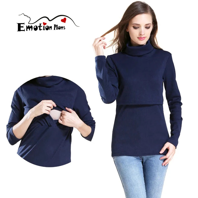 NurtureComfort Turtleneck Nursing Top ATHLEXES