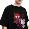 Hello Kitty x Spiderman Vintage Cotton Couple T-Shirt ATHLEXES