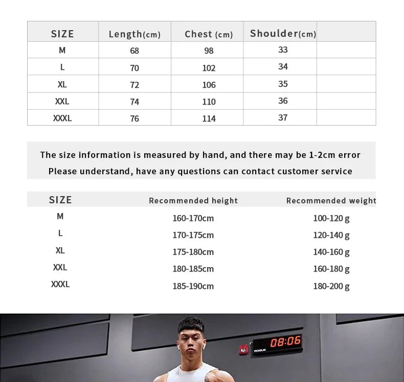 Men's Summer Cotton Gym Tank Top for Fitness ATHLEXES