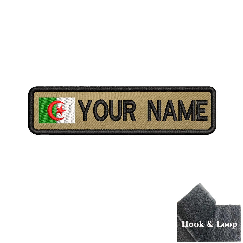 Custom 10cm Flag Patch Badge - Iron On or Hook Loop ATHLEXES