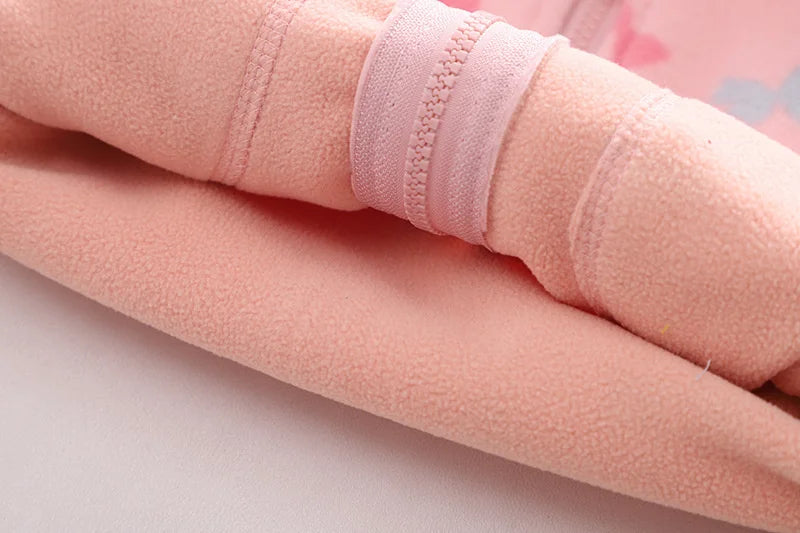 Cozy Chic Thickened Jacket for Girls' Winter Fun ATHLEXES