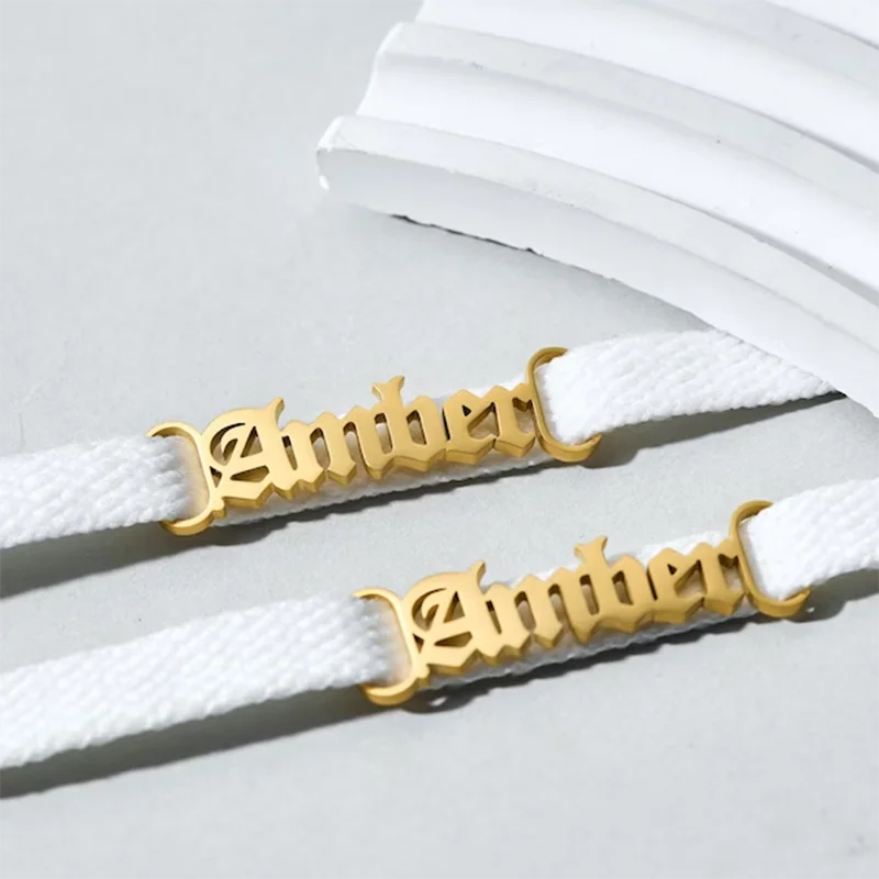 Customizable Nameplate Shoe Clips - Personalized Charm Accessories ATHLEXES