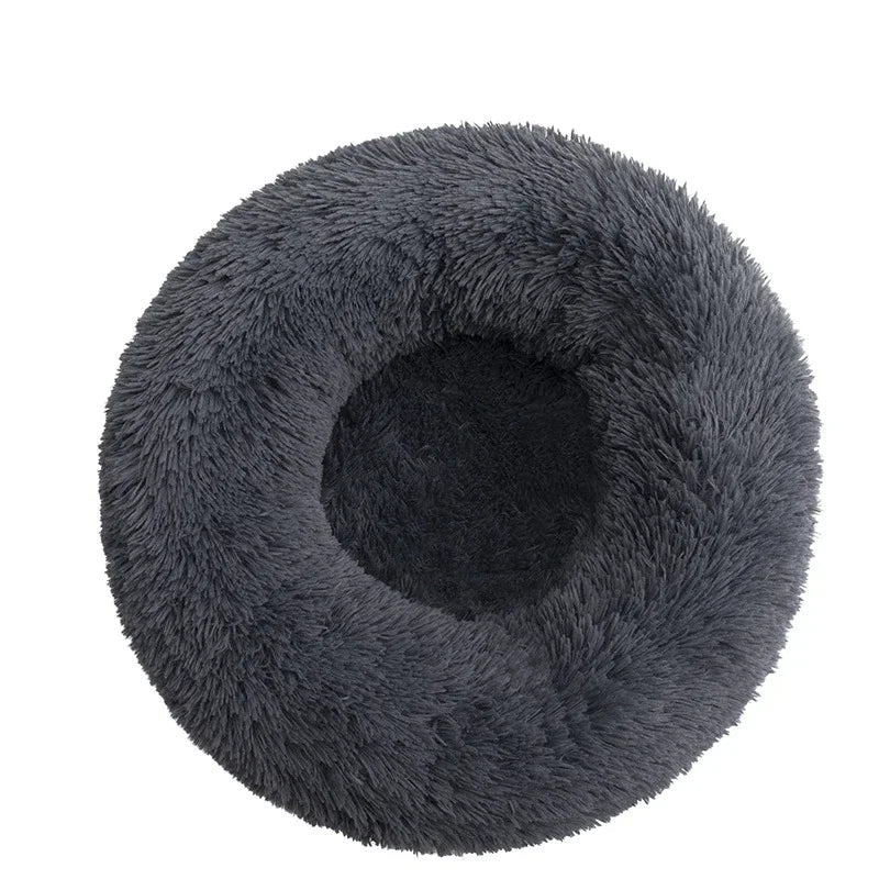 Plush Pet Bed Large Dogs Cats Soothing Round Mat Cozy Sleeping Pad Small Medium Animals Soft Cushion House 2024 New ATHLEXES