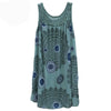 Elegant Lace Print Plus Size Sleeveless Dress ATHLEXES