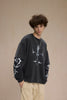 Stylish Printed Long Sleeved T-Shirt with Round Neck ATHLEXES