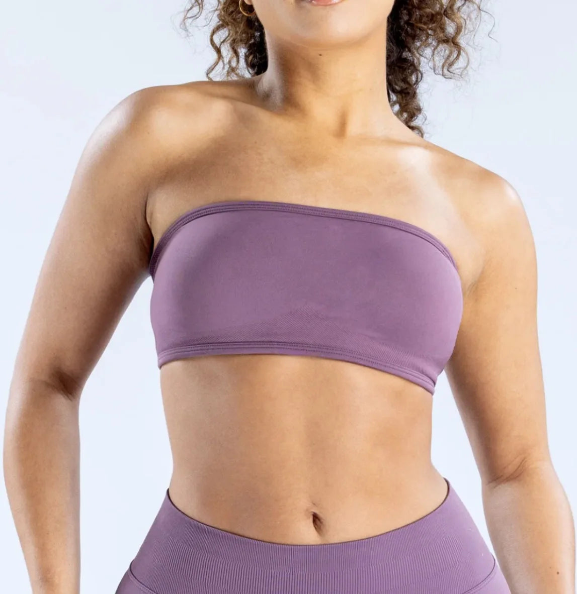 MatteFlex Backless Bandeau Sports Bra Top ATHLEXES