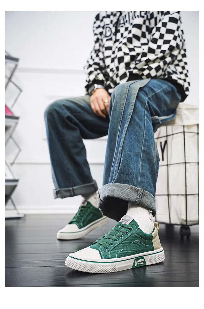 2025 Men's Breathable Canvas Skate Shoes ATHLEXES