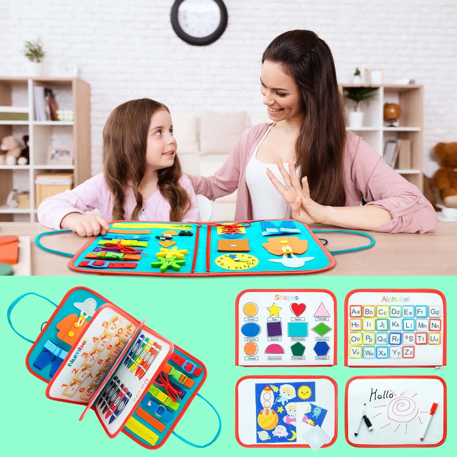 Felt Learning Board Busy Board ATHLEXES