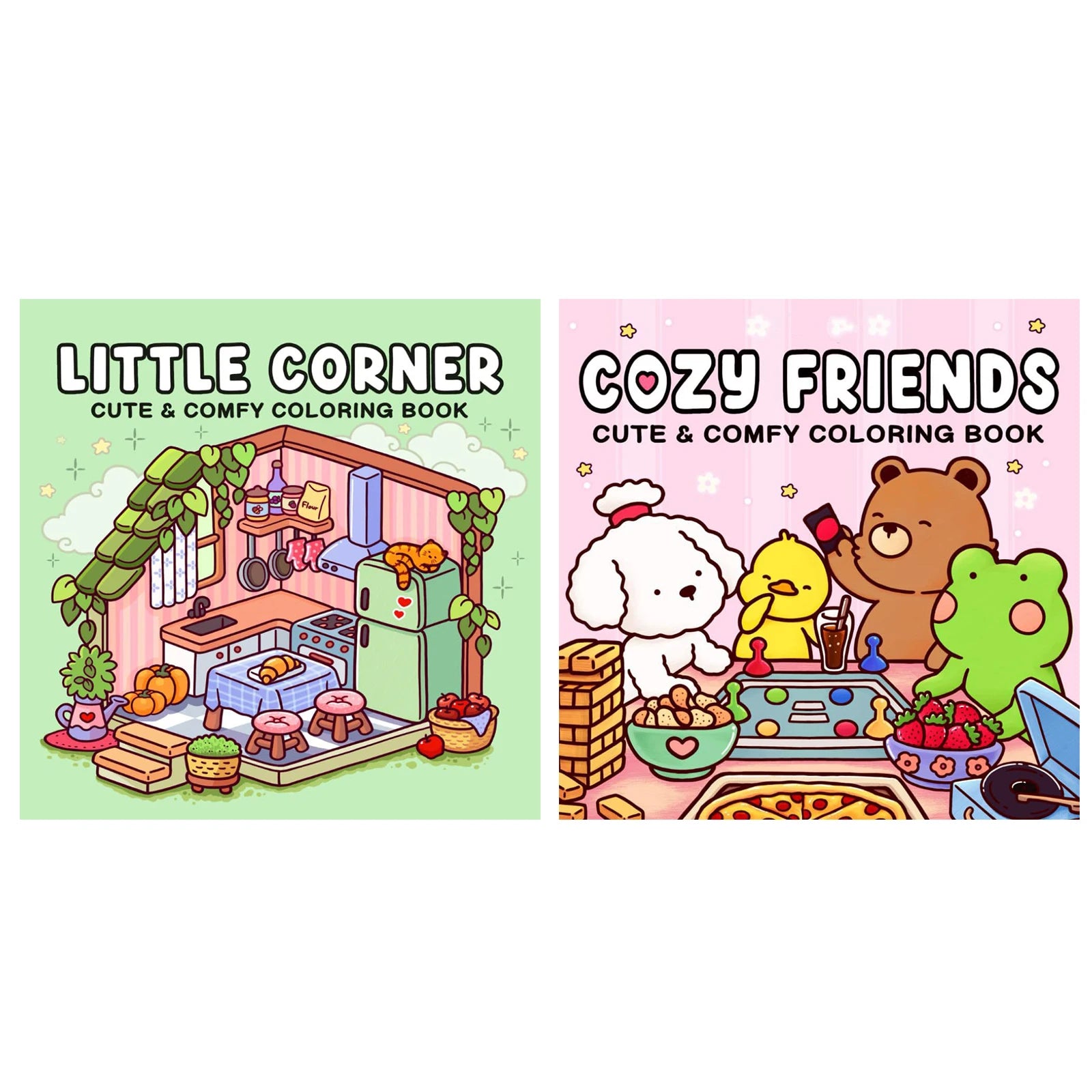 Hygge Creatures Coloring Book for Relaxation ATHLEXES