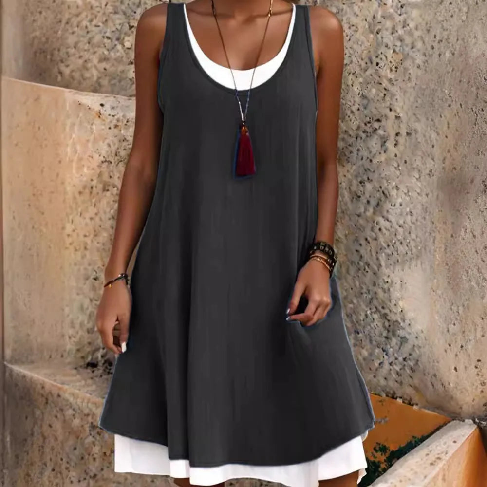 Effortless Elegance Sleeveless Summer Dress ATHLEXES