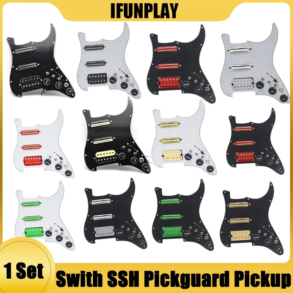 SSH Loaded Pickguard with Silence Switch for ST Guitar ATHLEXES