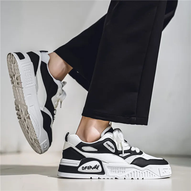 Luxury Casual Lace-Up Walking Sneakers for Men ATHLEXES