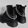 Elegant Pearl Chain Accessories for Martin Boots and Shoes ATHLEXES
