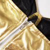 Goddess Glam Metallic Corset Top ATHLEXES